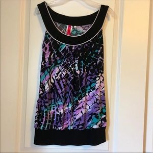 Women’s M fancy formal tank top blouse